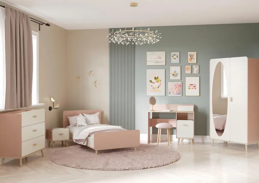 demeyere Jugendzimmer-Set Suzie 4tlg. Apricot