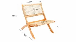 KARE DESIGN Klappsessel Copacabana 84123