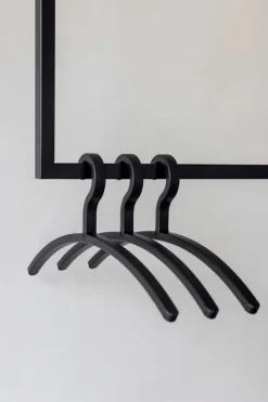 Discount Metallbude Kleiderbügel 3er-Set Fay Schwarz