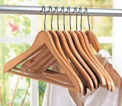 Hot Kleiderbügelset 8er Pack Braun