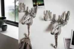 Hot Kleiderhaken Hirsch Alu