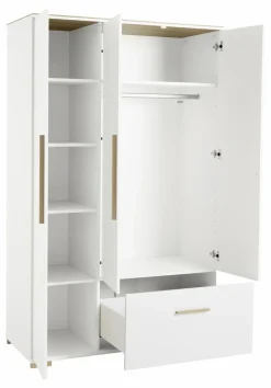 New Paidi Kleiderschrank Enie 124 x 56 cm Off White