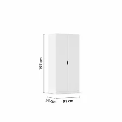 rauch BLUE Kleiderschrank Freiham 91 x 197 cm