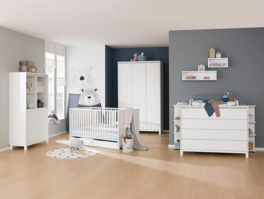 Discount Paidi Kleiderschrank Olli 124 x 204 cm Kieselgrau