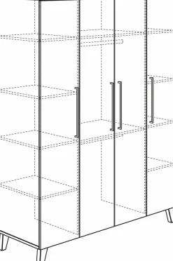 Best Paidi Kleiderschrank Oscar 164 x 206 cm Weiß