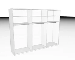 Online Boegner Kleiderschrank Basic 330 x 244 cm Weiß