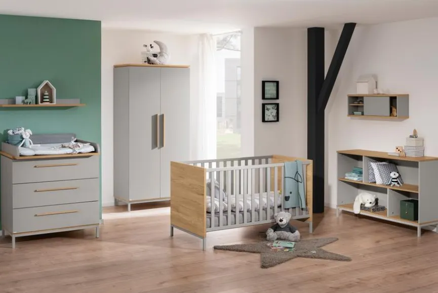 Discount Paidi Kleiderschrank Benne 95 x 202 cm Grau