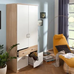 Sale rauch BLUE Kleiderschrank Bremen-Extra 91 x 199 cm Weiß