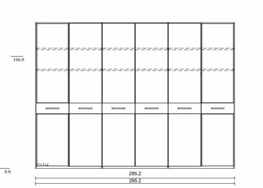 CASEDO Kleiderschrank Burgos 300 x 217 cm