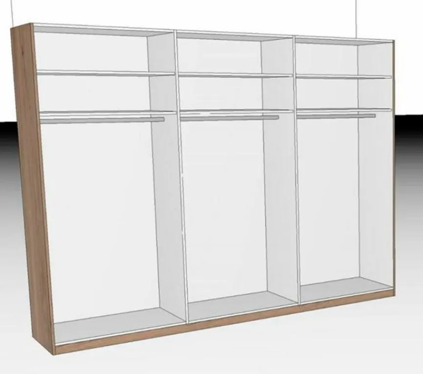Best C.DISSELKAMP Kleiderschrank Callao 300 x 230 cm Grün