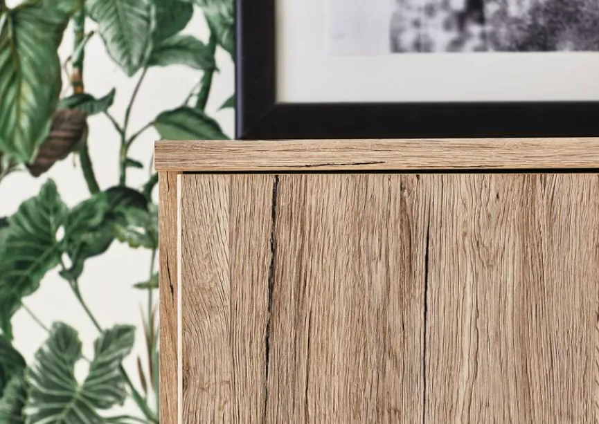 Best WIMEX Kleiderschrank Cariba 91 x 199 cm Eiche