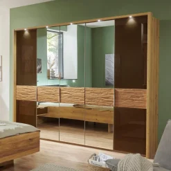 Outlet Wiemann Kleiderschrank Cordoba 250 x 216 cm Mocca