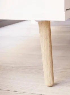 Hot FORTE Kleiderschrank Harllson Weiß / Eiche