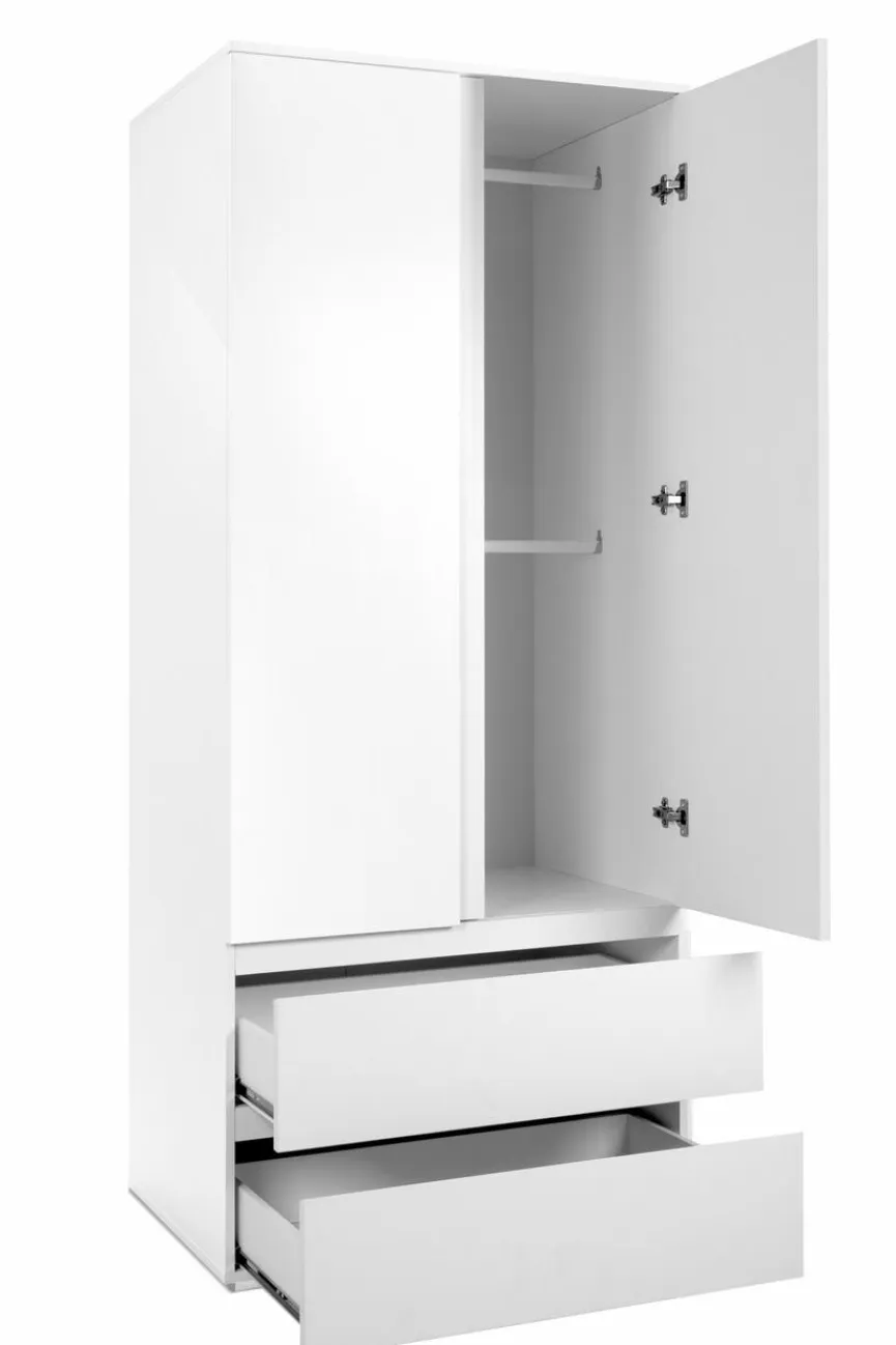Hot Kleiderschrank Image 80 x 191 cm Weiß