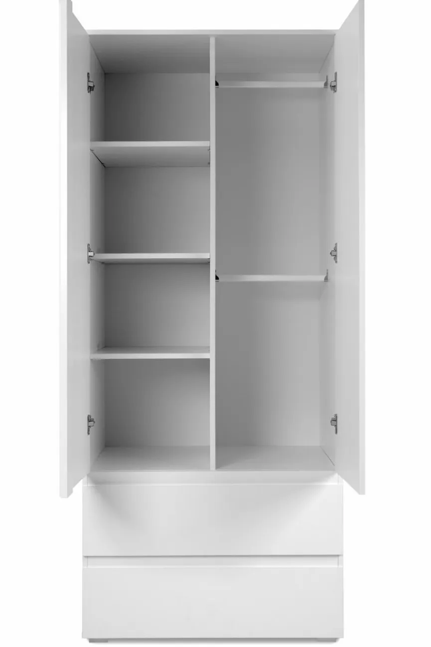 Hot Kleiderschrank Image 80 x 191 cm Weiß