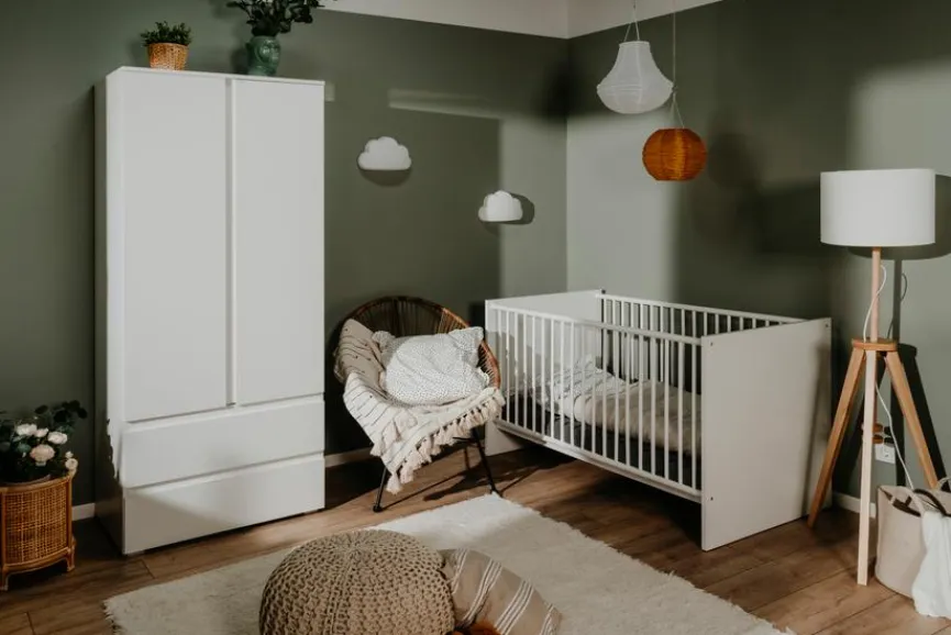 Hot Kleiderschrank Image 80 x 191 cm Weiß