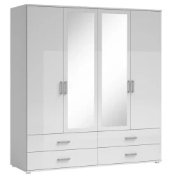 Outlet Pol Power Kleiderschrank Ivar 180 x 190 cm Weiß