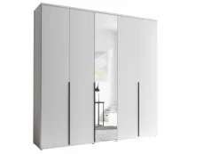 New Pol Power Kleiderschrank Kevo 225 x 225 cm Weiß