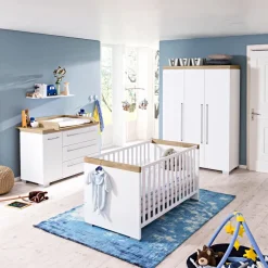 Best Paidi Kleiderschrank Kira, 135 x 193 cm Weiß