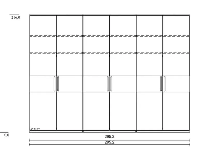 Wiemann Kleiderschrank Kiruna 300 x 217 cm