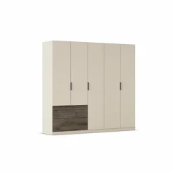 Outlet rauch ORANGE Kleiderschrank Koda 226 x 210 cm Champagner