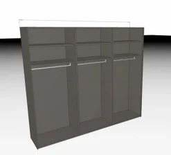 Clara Home Kleiderschrank Lousada 302 x 260 cm