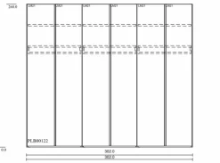 Clara Home Kleiderschrank Lousada 302 x 260 cm