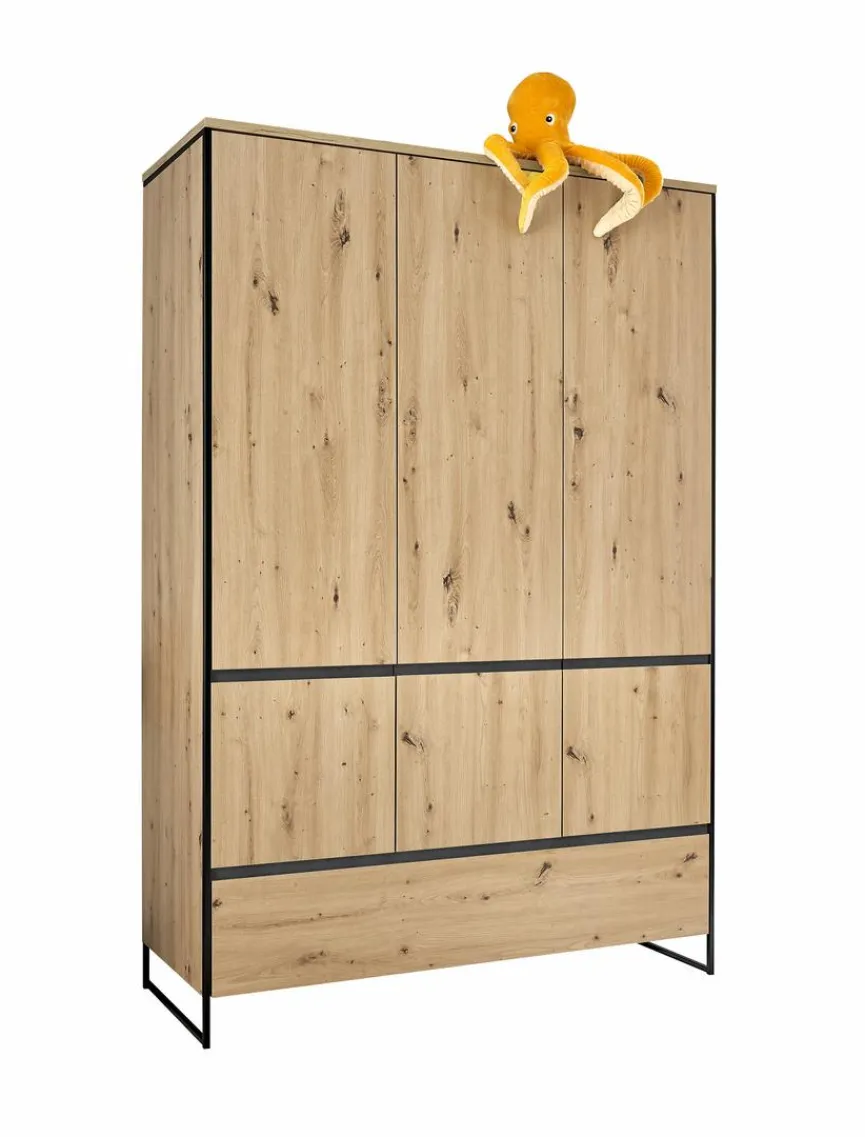 Kinder BEGABINO Kleiderschrank Marseille 140 x 210 cm