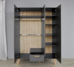 Kinder trendteam Kleiderschrank Mats 130 x 190 cm