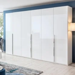 Online rauch ORANGE Kleiderschrank Montclar-Extra 301 x 223 cm Weiß / Hochglanz