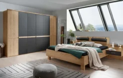 Clearance Wiemann Kleiderschrank Pasadena 300 x 216 cm Schwarz