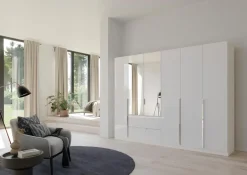 Best rauch ORANGE Kleiderschrank Ragona-Spin 271 x 229 cm Weiß Hochglanz