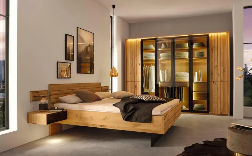 Best DECKER Kleiderschrank Ranura 302 x 229 cm Asteiche