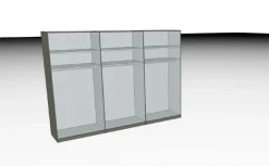 New Musterring Kleiderschrank San Diego 300 x 216 cm Weiß