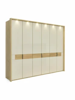 Clearance Musterring Kleiderschrank San Francisco 300 x 216 cm Champagner