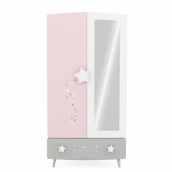 New demeyere Kleiderschrank Stella 95 x 187 cm Rosa