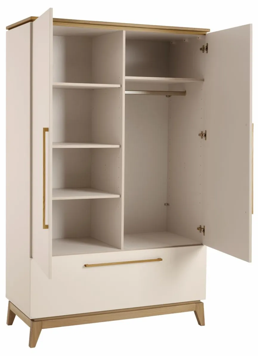 Outlet Paidi Kleiderschrank Stiene 123 x 200 cm Cashmere-Beige