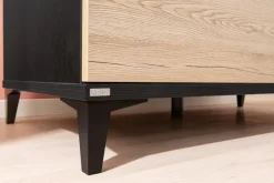 Online Paidi Kleiderschrank Tomke 126 x 205 cm Eiche Bordeaux