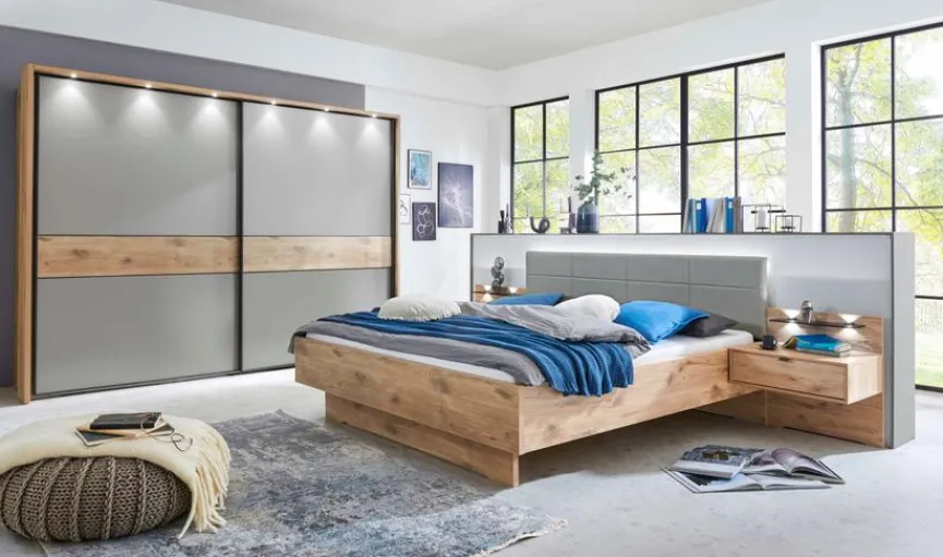 Online Wiemann Kleiderschrank Treviso 250 x 217 cm Grau