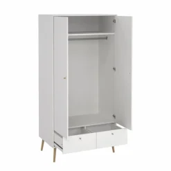 Tvilum Kleiderschrank 2-trg Bodo Weiß