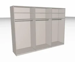 Online Voglauer Kleiderschrank VLacera 302 x 226 cm Taupe