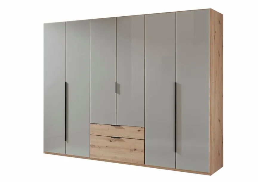Discount WIMEX Kleiderschrank Wanja 270 x 208 cm Grau