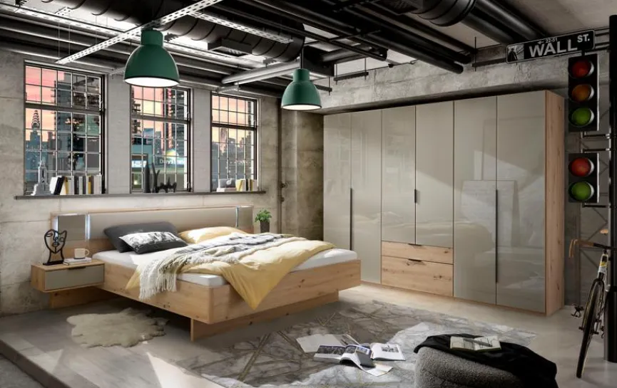 Discount WIMEX Kleiderschrank Wanja 270 x 208 cm Grau