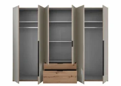 Discount WIMEX Kleiderschrank Wanja 270 x 208 cm Grau