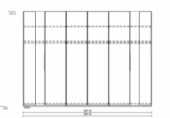 Wöstmann Kleiderschrank WSL 8800 302 x 223 cm