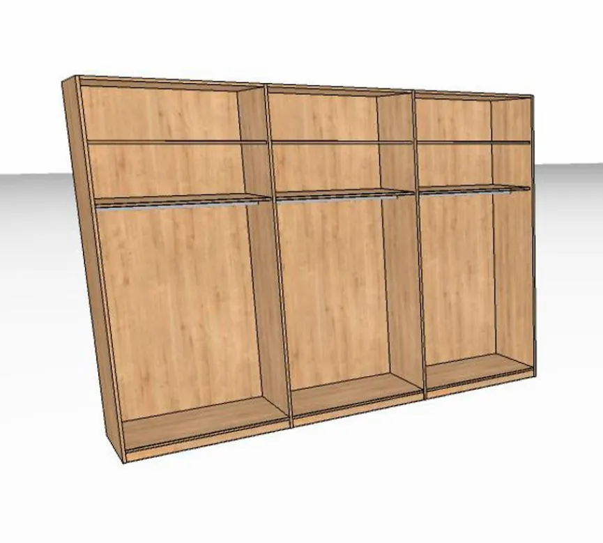 Wöstmann Kleiderschrank WSM 1600 302 x 223 cm