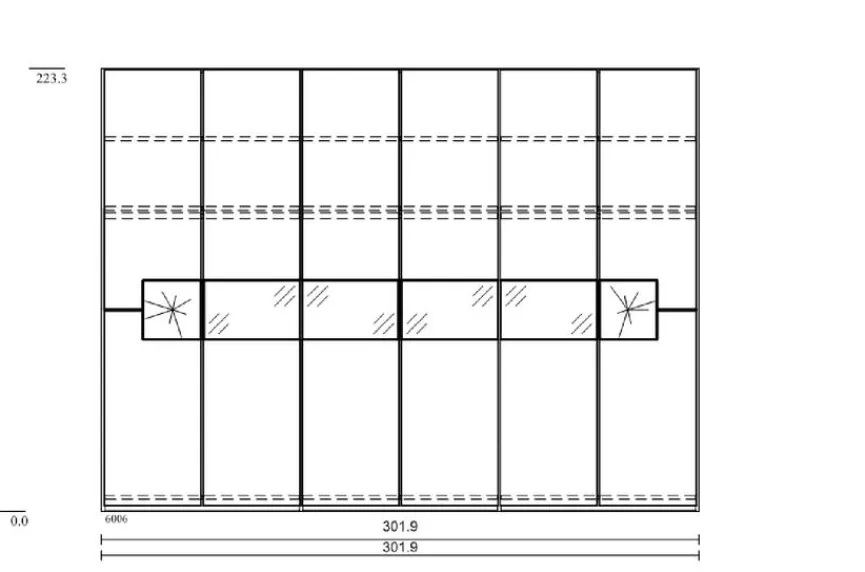 Wöstmann Kleiderschrank WSM 1600 302 x 223 cm
