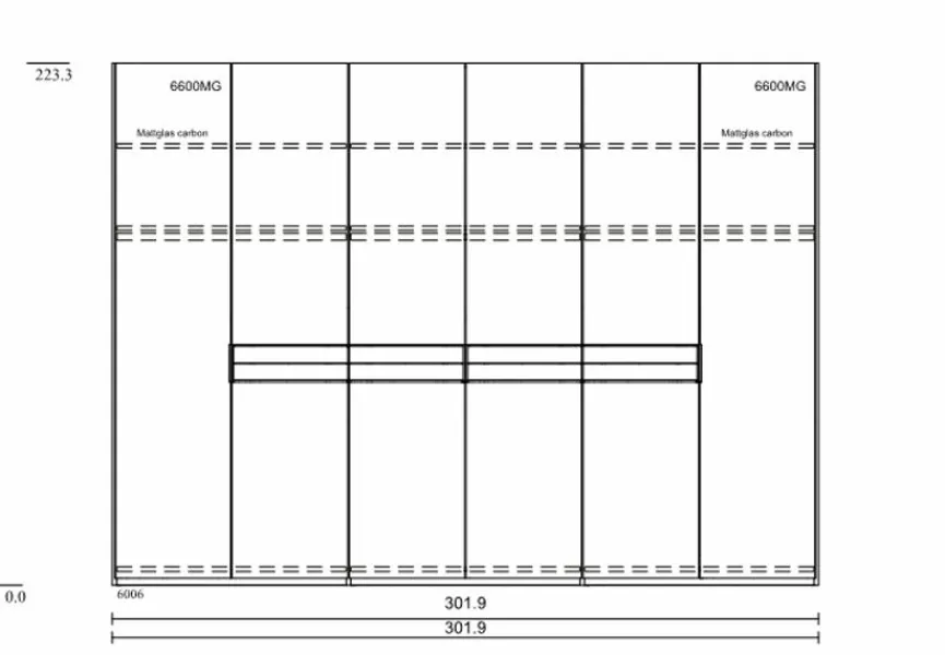 Wöstmann Kleiderschrank WSM 4300 302 x 223 cm