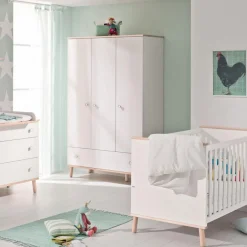 Best Paidi Kleiderschrank Ylvie 125 x 198 cm Weiß