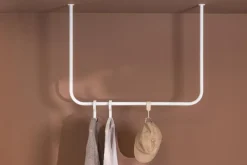 Hot Metallbude Kleiderstange Enio Weiß